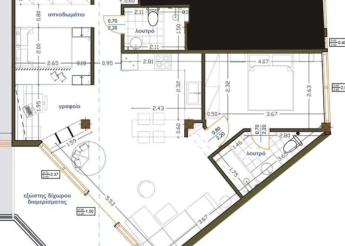 Luxury 80m2 With Balcony Downtown * Selanik