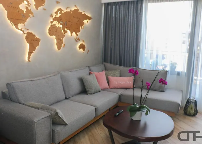 Luxury 80m2 With Balcony Downtown Daire *